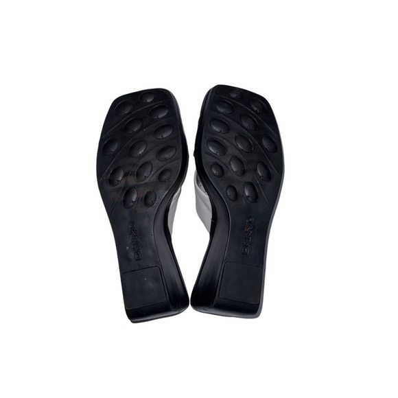 DKNY Donna Karen New York Camelia Leather Wedge Sandals , Size 10 - Picture 12 of 16